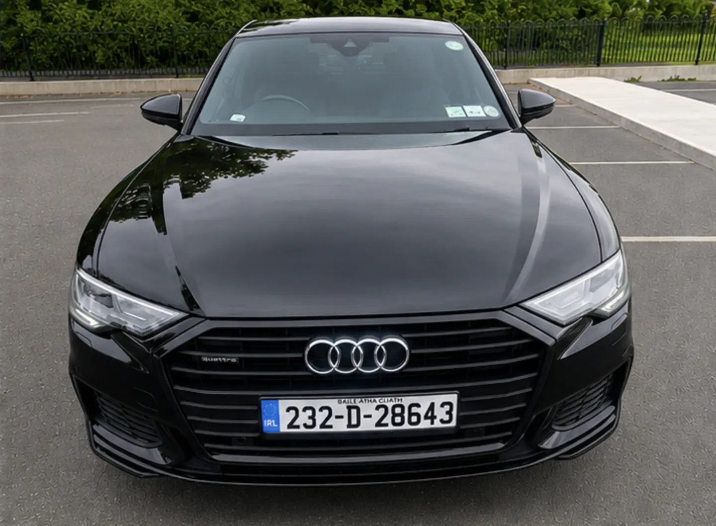 Audi A6 Black 2023 - Front